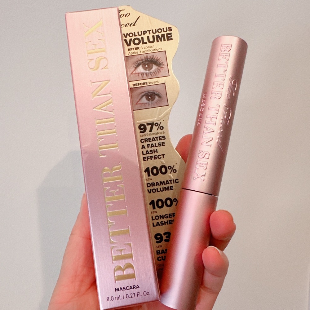 NIB Too Faced Better Than Sex Mascara 8ml/0.27oz